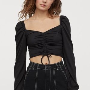 Hm drawstring top size large